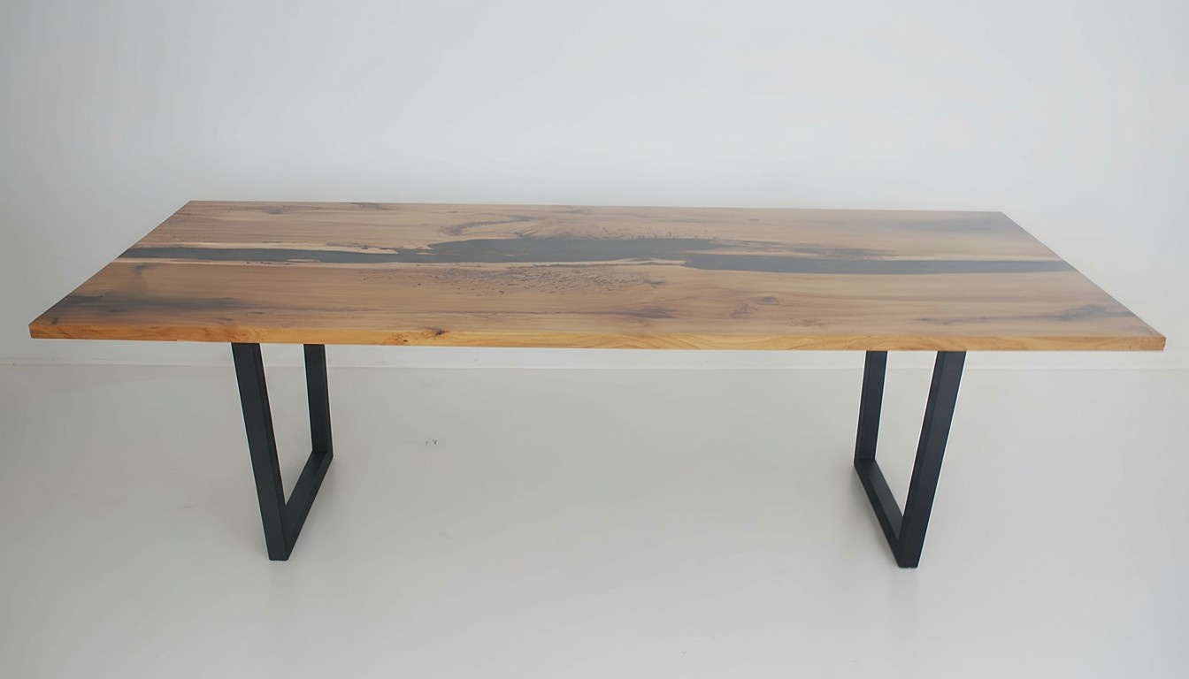 Esstisch Holz Tische Wohn Ess Zimmer Tisch 220x90 Massivholz Esstische Echtholz