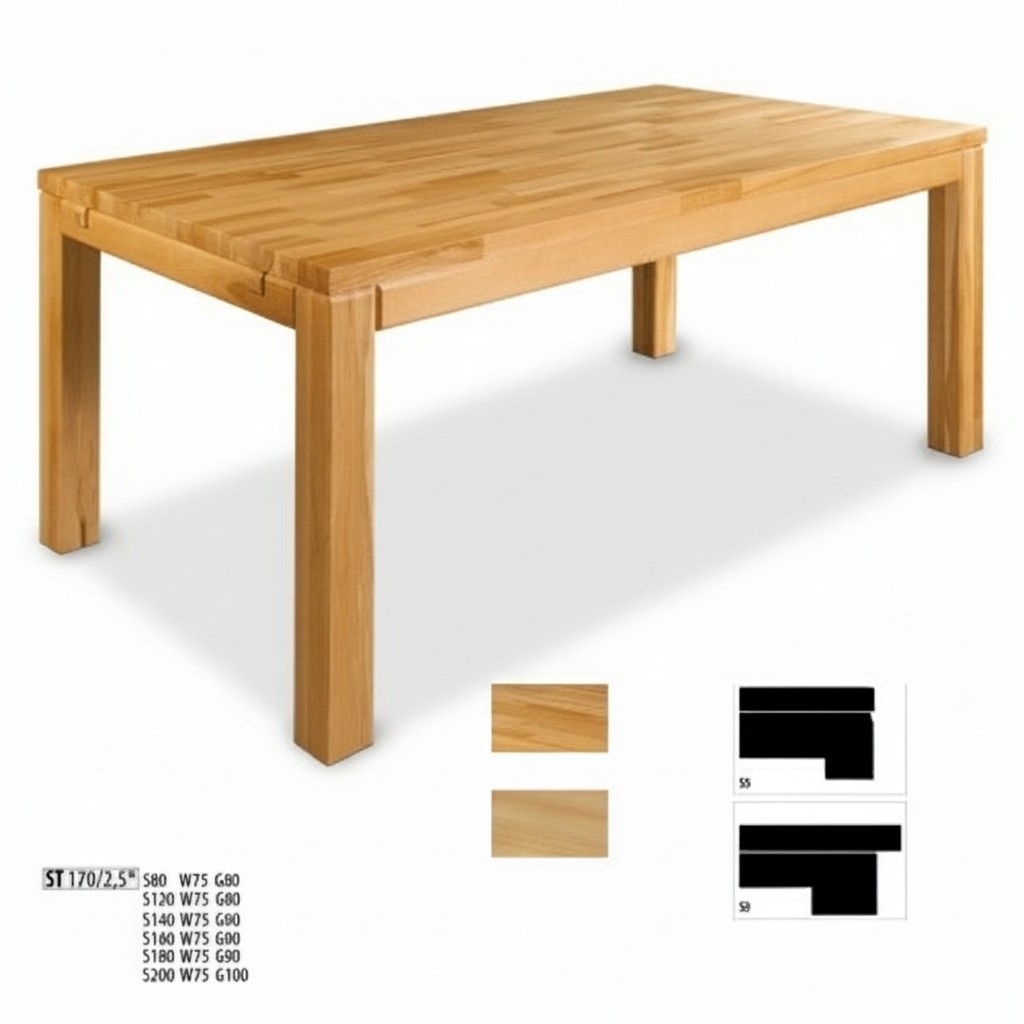 Esstisch Holz Tische Wohn Ess Zimmer Tisch Massivholz Esstische Echtholz 80x80