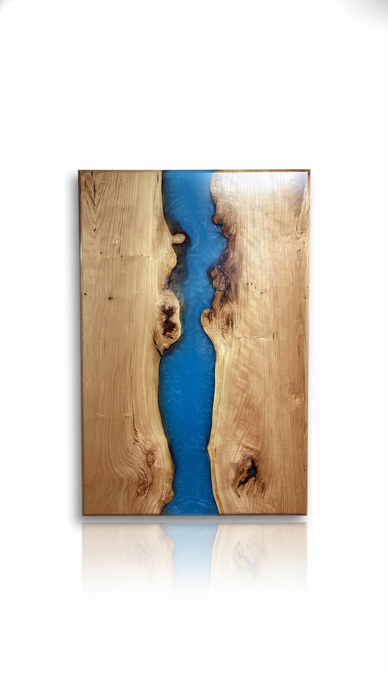 Esstisch River Table Massiv Tische 220x100 Flusstisch Meer Waterfall Epoxidharz