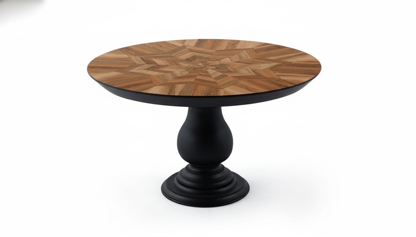 Esstisch Rundtisch Holztisch Familientisch Speisetisch Designertisch Runder