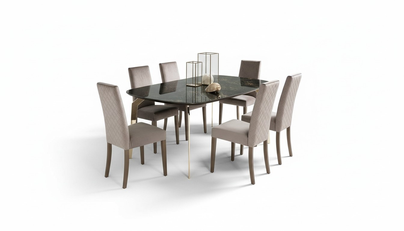 Esstisch Schwarz Designer Tische Modern Design Möbel Luxus Esszimmer Tisch Küche