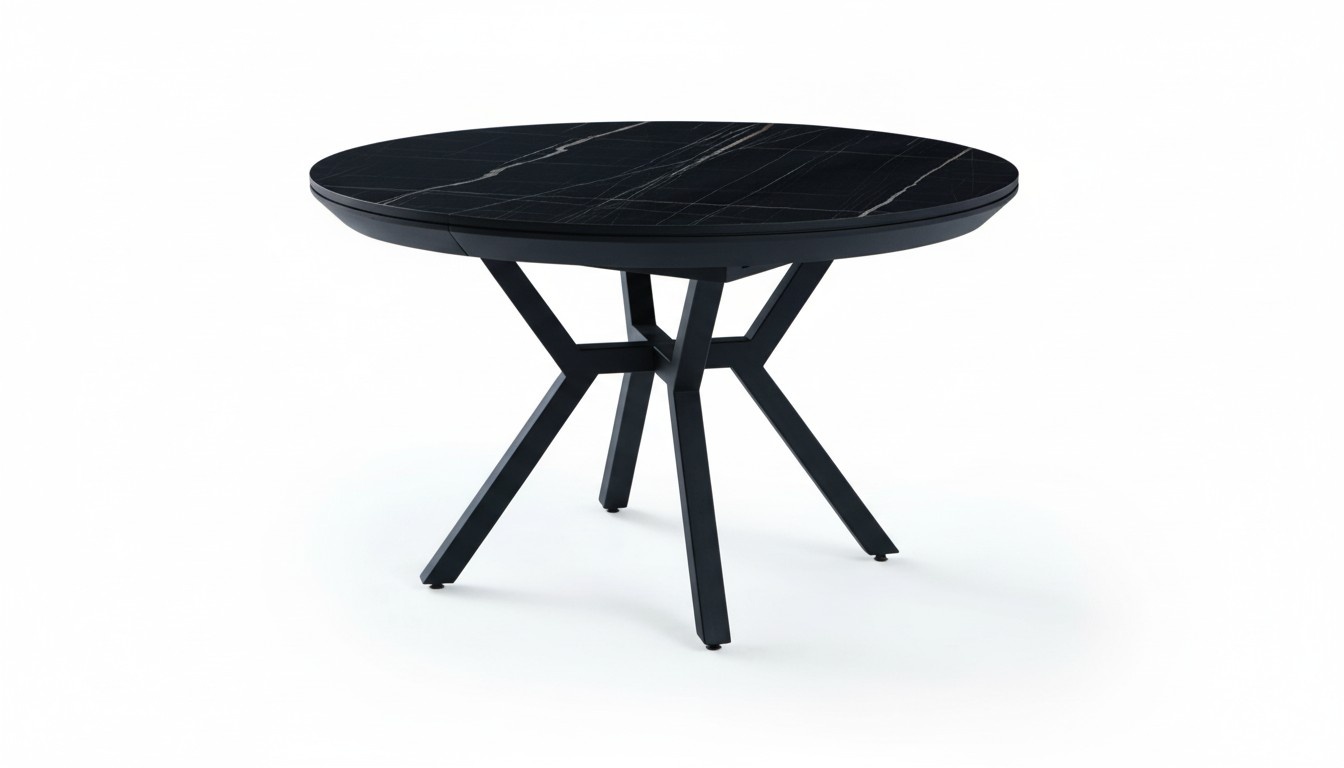 Esstisch Speisetisch Metallesstisch Ovaltisch Rundtisch Ausziehtisch Esszimmer