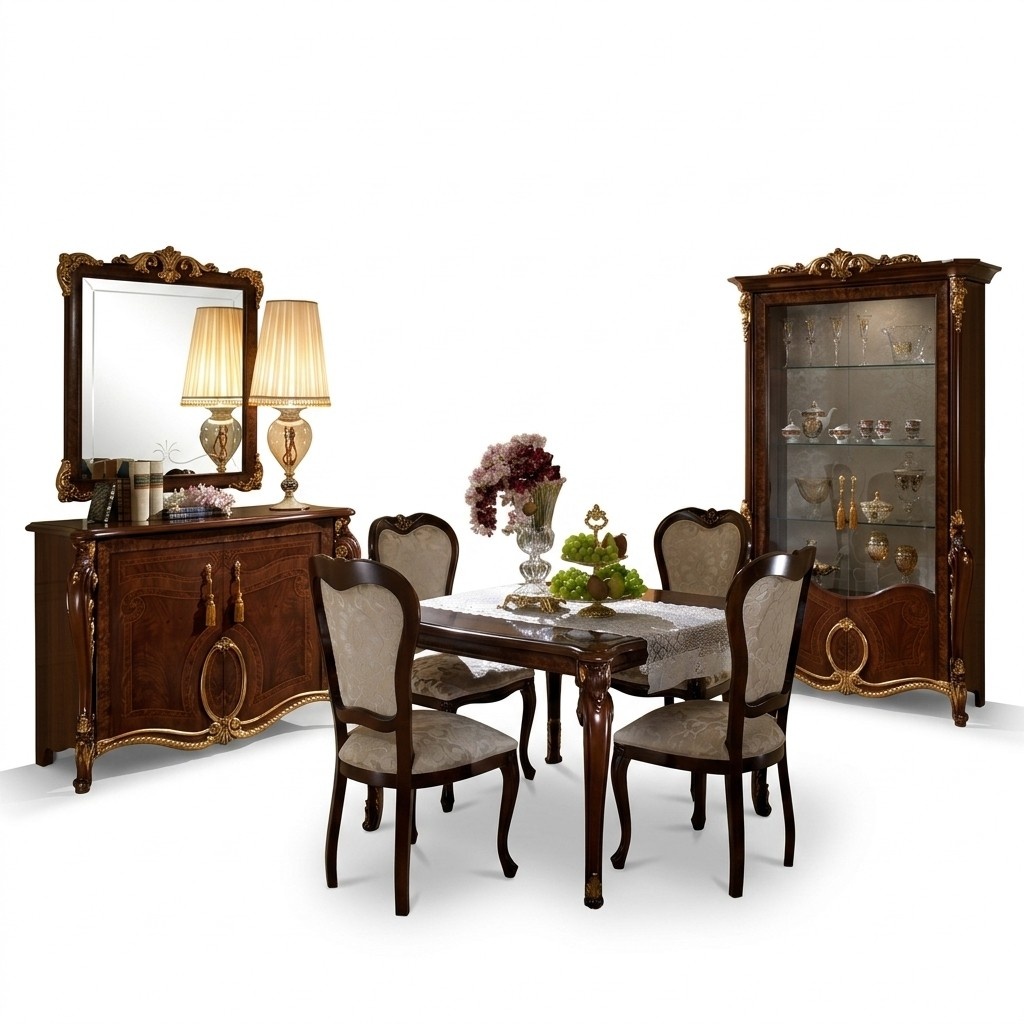 Esstisch Tisch Esszimmer Tische Holz Jugendstil Italienische Möbel arredoclassic