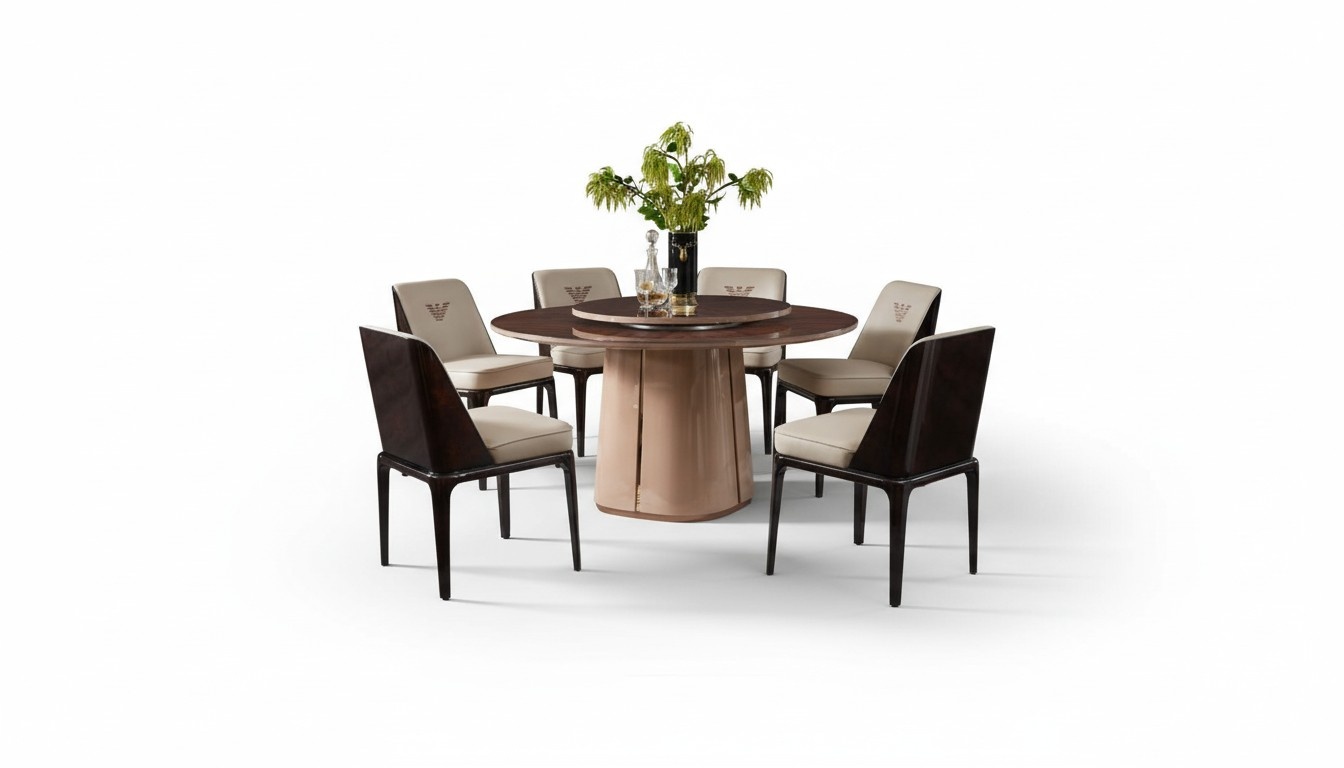 Esstisch Tisch Möbel Lehnstuhl Stuhl Set 5tlg. Gruppe Design Esszimmer Garnitur