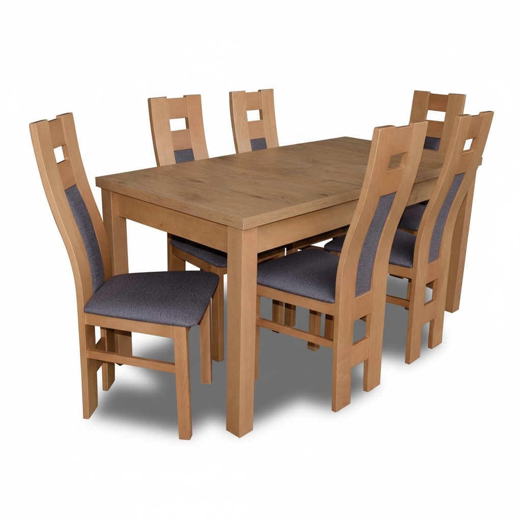 Esszimmer 6x Lehnstühle 7tlg Set Klassische Garnitur Esstisch Stuhl Gruppe Luxus