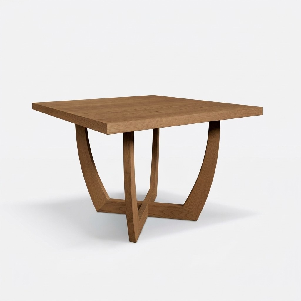 Esszimmer Esstisch Küchentisch 110 x 110 x 74 cm braun Stil Modern Tisch