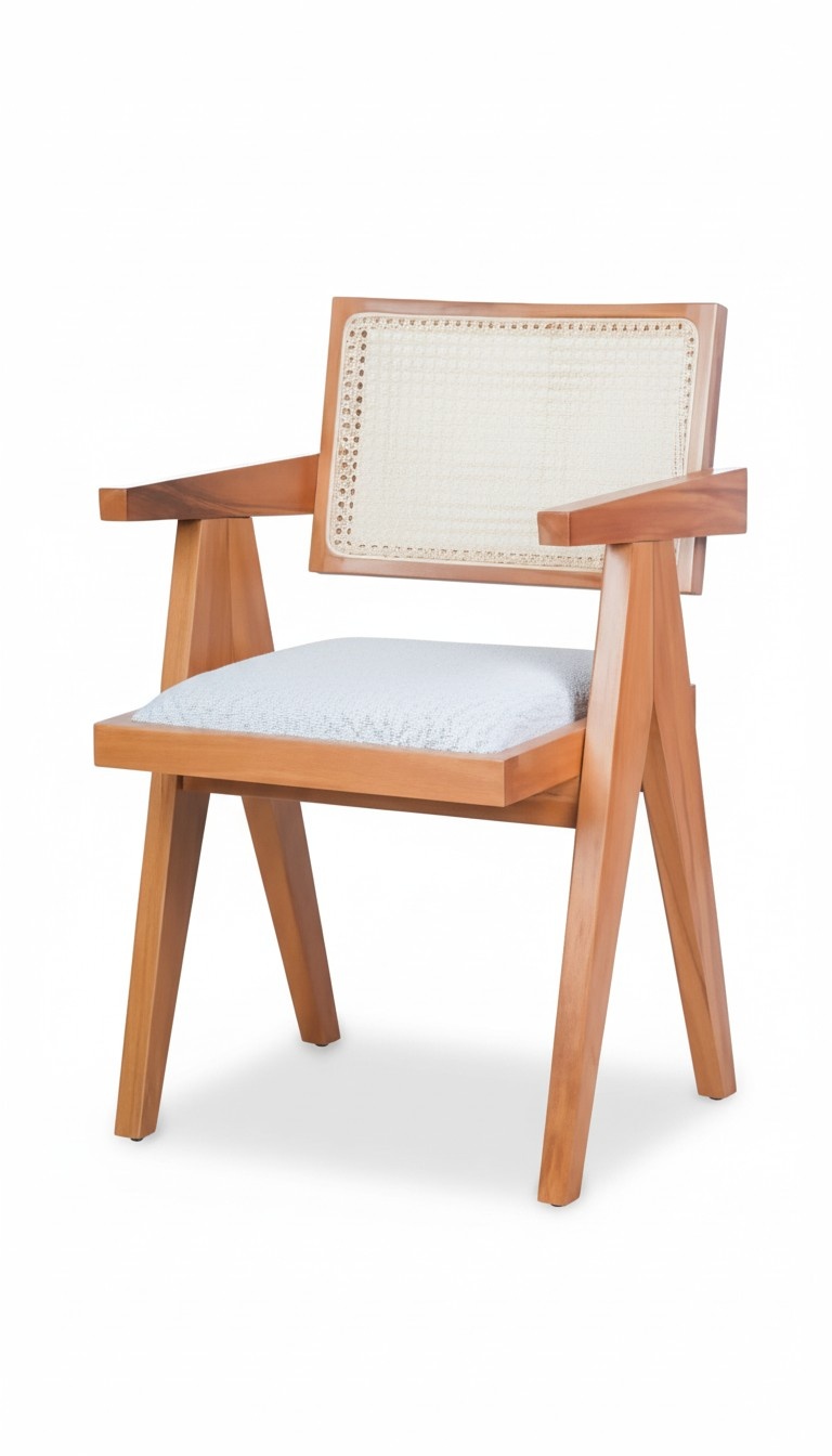 Esszimmer Moderne Design Textil Blau Lehnstuhl Armlehne Polsterstuhl Luxus Möbel