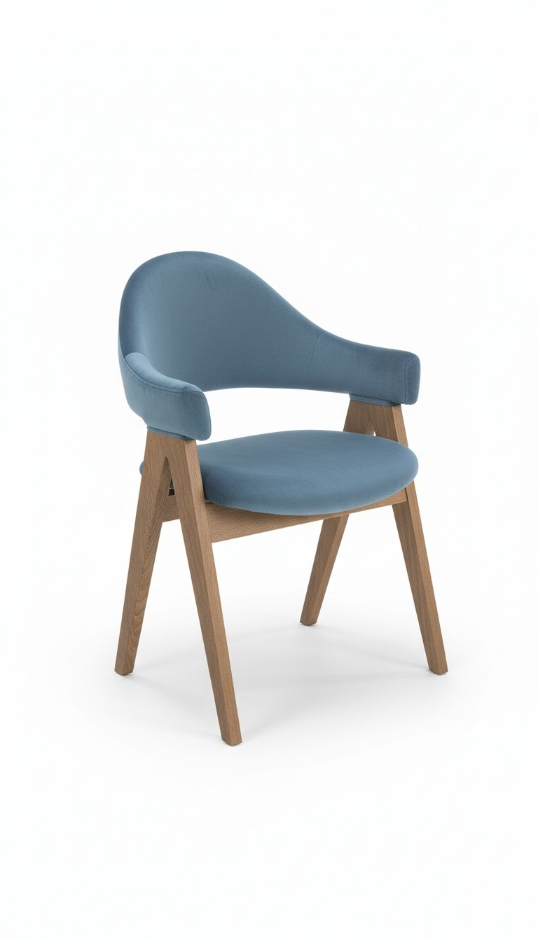 Esszimmer Set 6x Stuh Luxus Design Polster Massiv Holz Stühle Sitz Büro Office