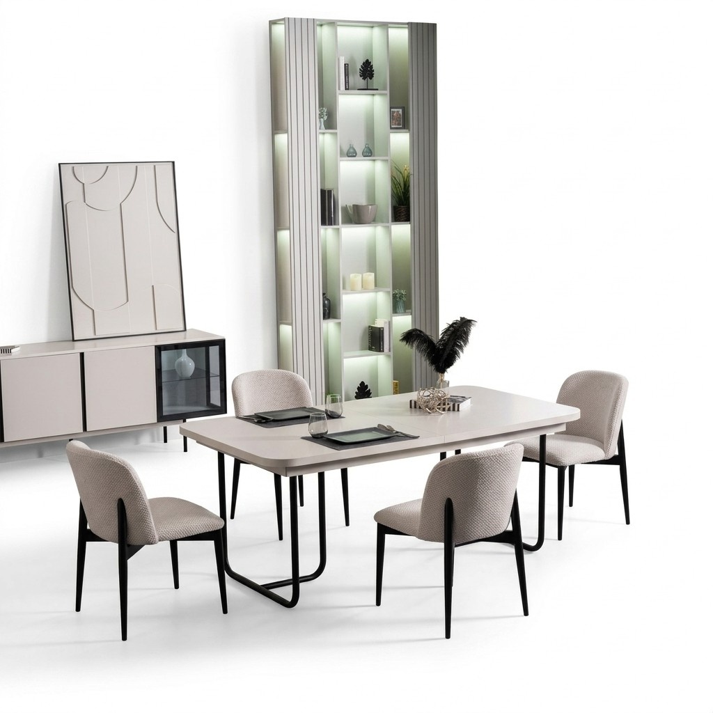 Esszimmer-Set Lakonisches Design für stilvolle Innenräume
