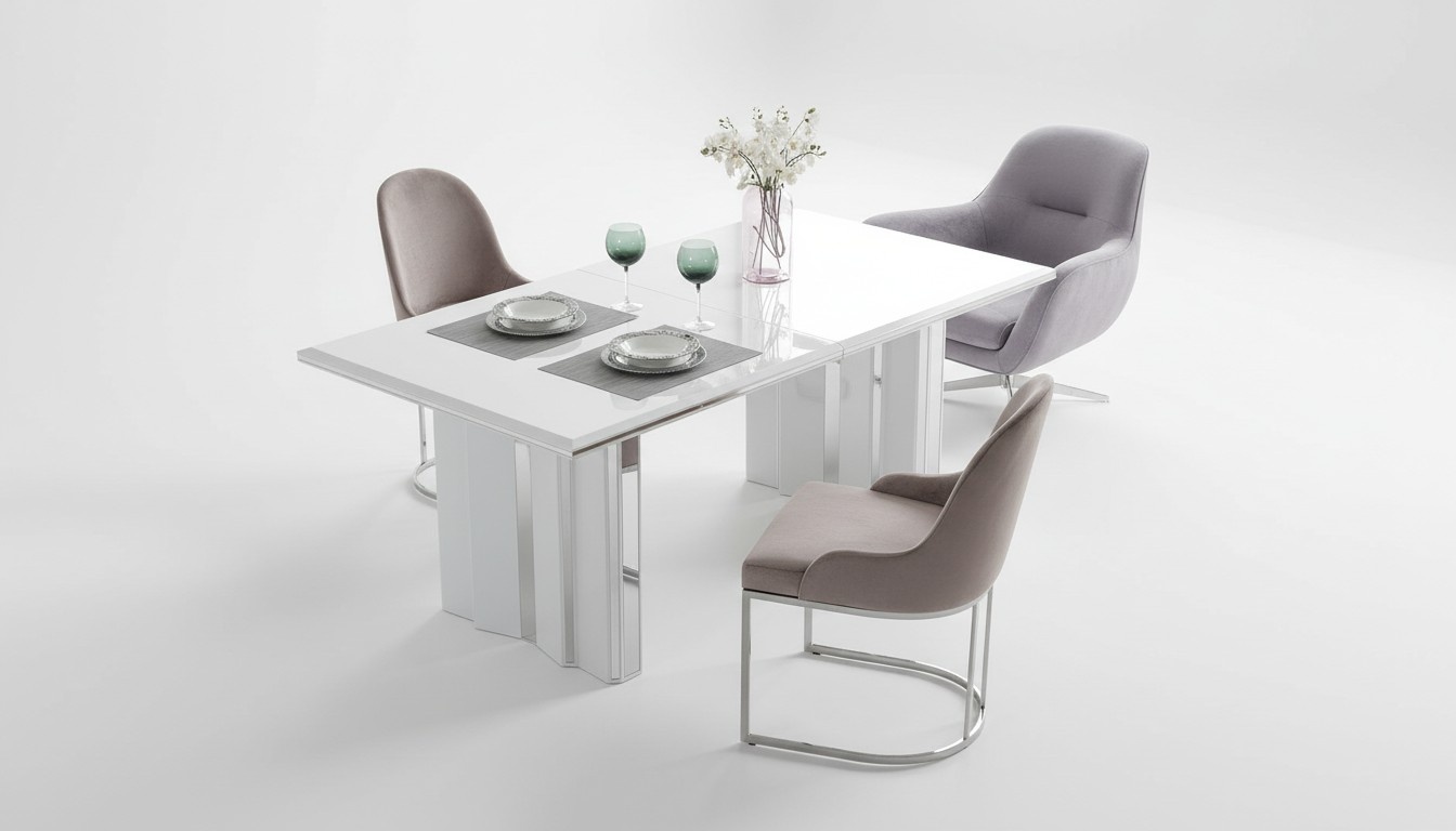 Esszimmer Set Luxus 6x Stühle+Esstisch Essgruppe Garnitur Lehnstühle