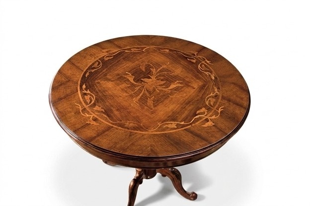 Esszimmer Tische Runde Möbel Esstisch Luxus Rund Massiv Holz Italien