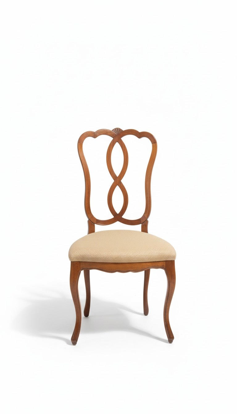 Esszimmer Wohnzimmer Stuhl Holz Sessel Möbel Lehnstuhl Stuhl Luxus Möbel Braun