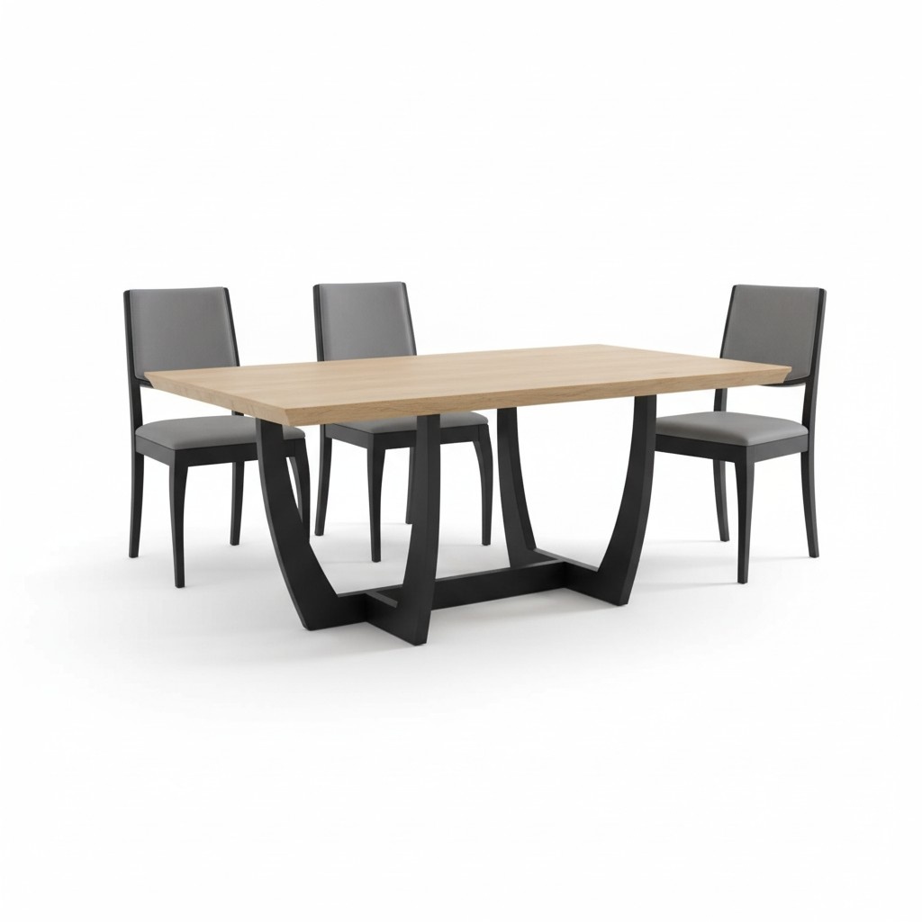 Esszimmergarnitur Tisch 4x Stühle Esszimmergarnitur Essgruppe Stuhl Set