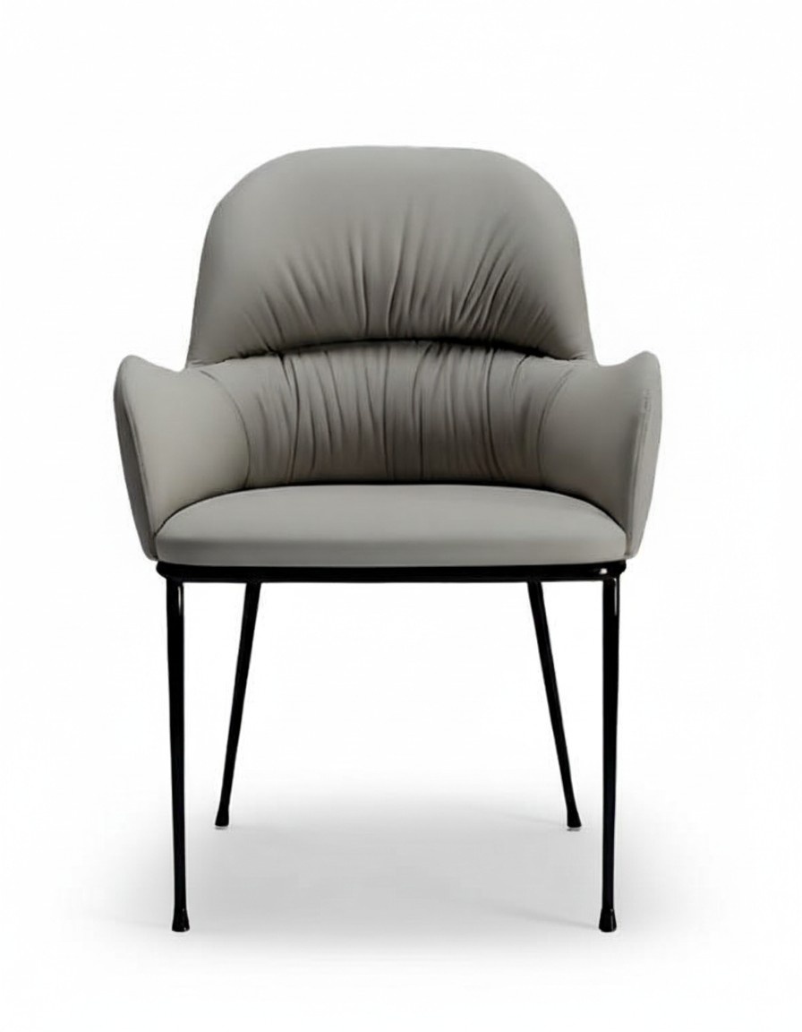 Esszimmerstuhl Stuhl Küchenstuhl Lehnstuhl Holz Stoff Modern Beige