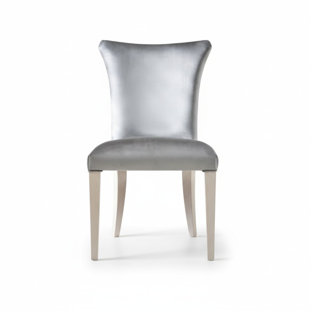 Esszimmerstuhl Stuhl Sitzer Sessel Esszimmer Stühle Holz Silber Modern