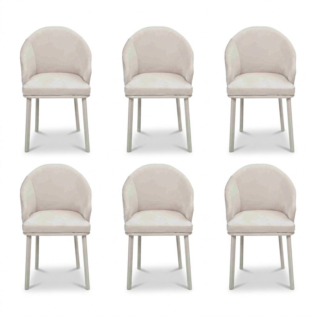 Esszimmerstuhl Weiß 6x Stühle Esszimmer Modern Stuhle Holz Design neu