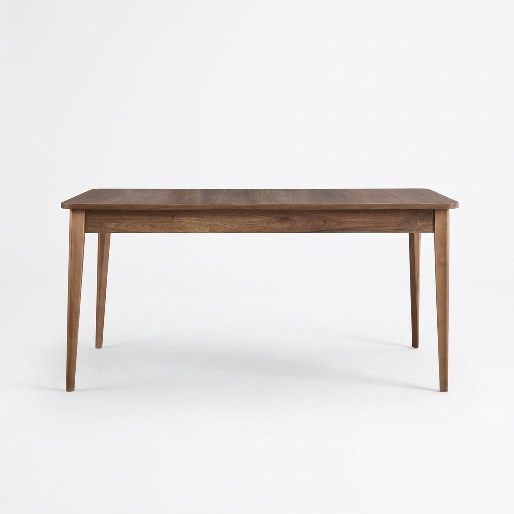 Esszimmertisch Esstisch Tisch Holz Braun Ausziehbar 160 cm Esszimmer