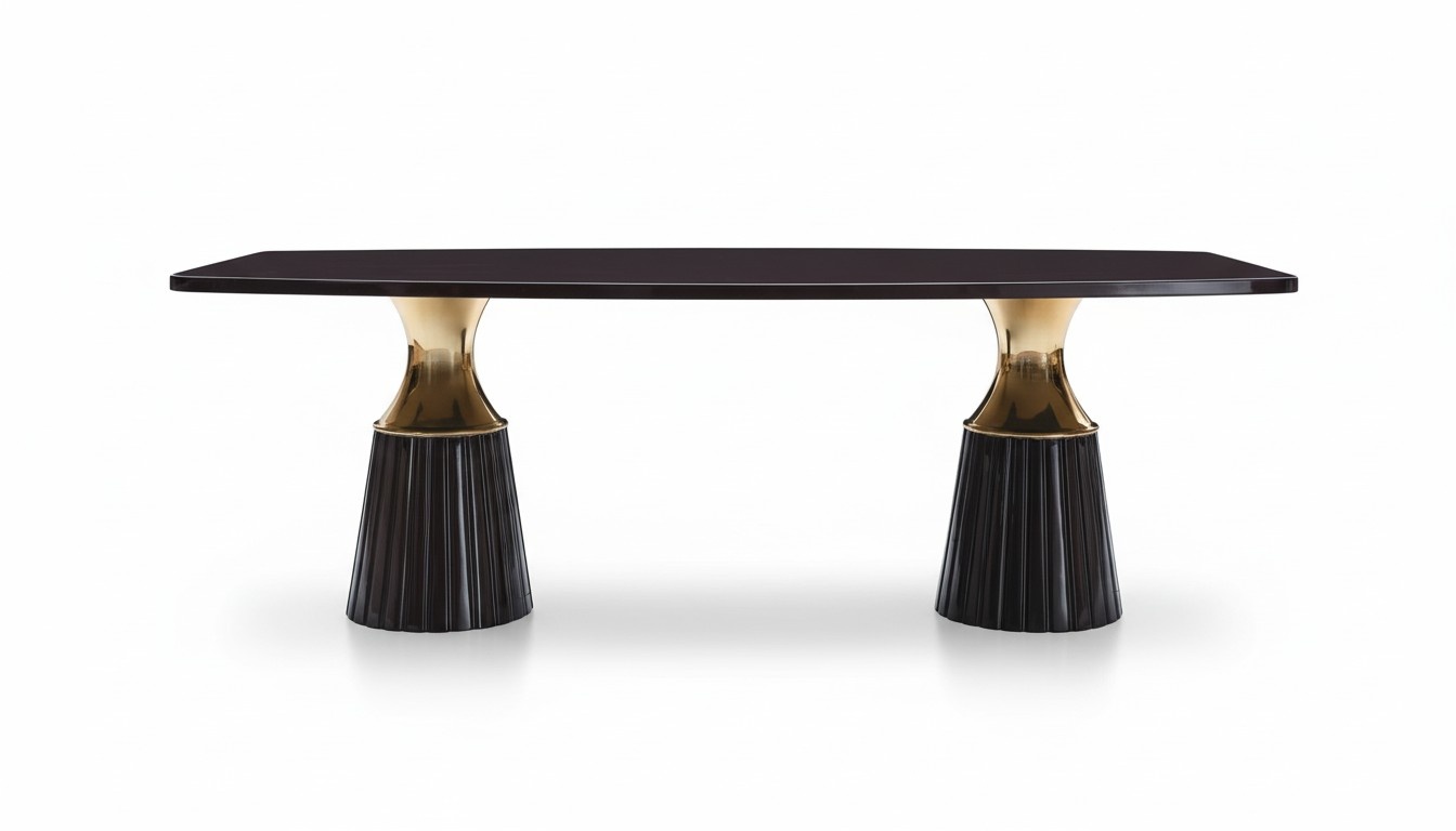 Esszimmertisch Esstisch Tisch Schwarz Holztisch Esszimmer Design