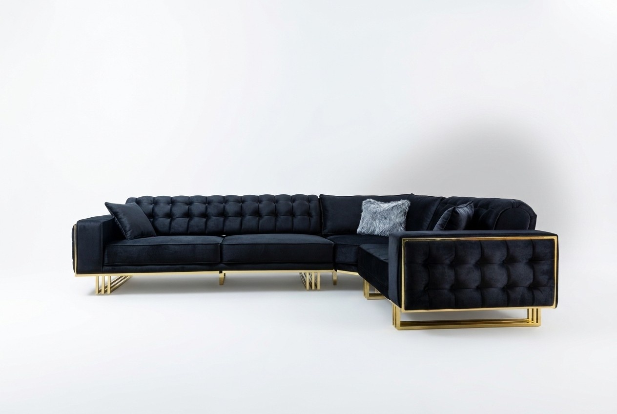 Exclusive Ecksofa Modern L-form Designer Stil Möbel Wohnzimmer Eckgarnitur