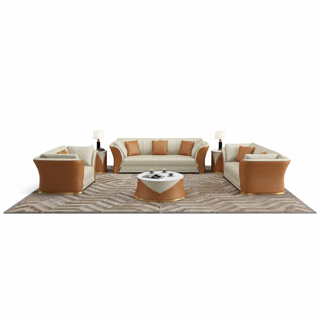 Exklusive Designer Möbel 32 Sitzer Wohnlandschaft Couch Polster Garnitur 2tlg.