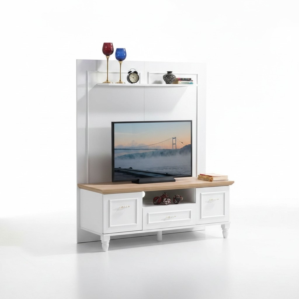 Fernseher Schrank TV Wand tv Ständer Wohnwände Sideboard Wohnzimmer Wohnwand