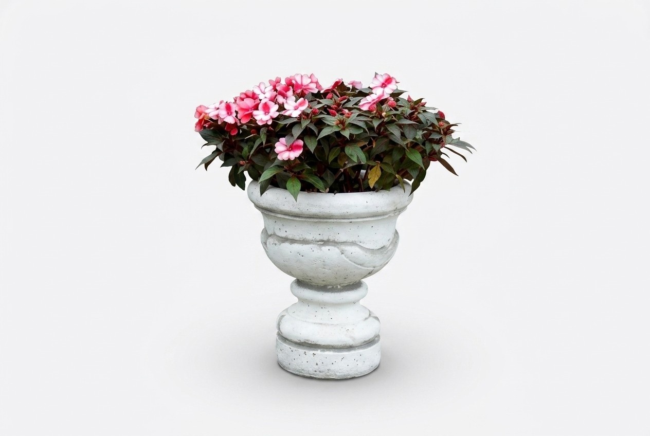 Figur Blumenkübel Pflanz Kübel Dekoration Figur Blumentöpfe Garten Vasen