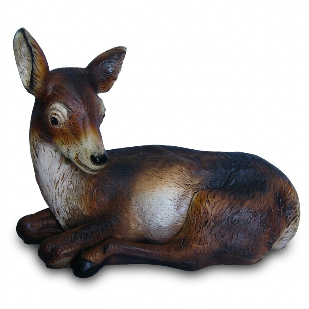 Figur Garten Statue Skulptur Figuren Skulpturen Dekoration Deko Hirsch