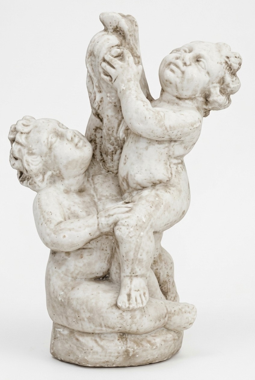 Figur Skulptur Kinder engel Skulpturen Designer Garten Figuren Statuen