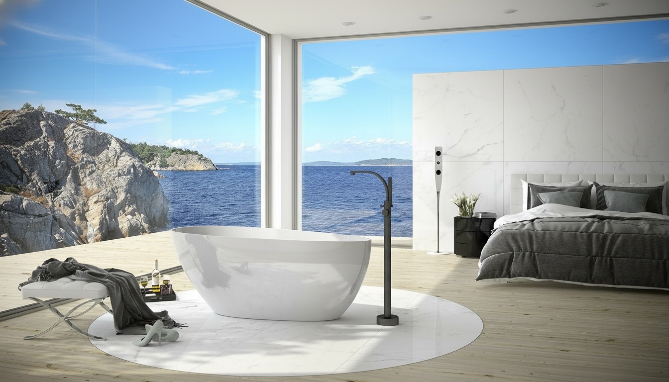 Freistehende Badewannen Design Badewanne Wanne Bad Badezimmer Wannen Acryl Neu