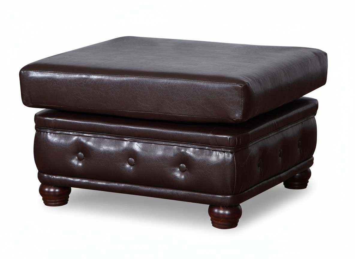 Fußhocker Club Lounge Hocker Leder Textil Ottoman Designer Pufa Ottomane Neu