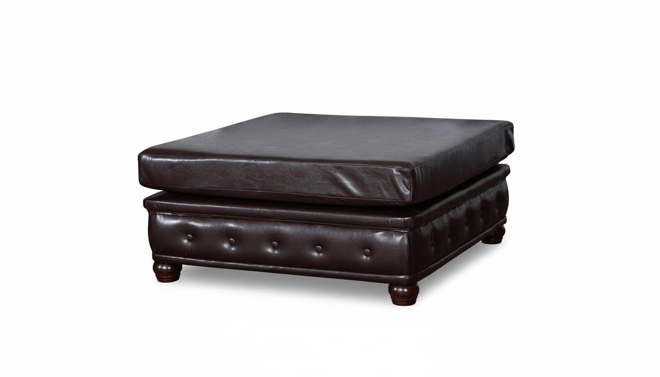 Fußhocker Ottomane Sitzhocker Sitzpouf Wohnzimmer Designer Hocker Polster Bank