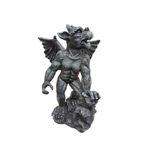 Deko Figur Statue Skulptur 54 cm FIguren Statuen Skulpturen Troll Drachen G23