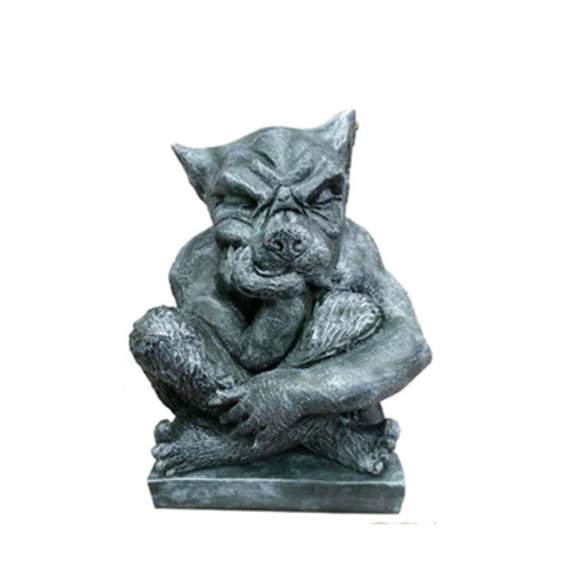 Deko Figur Statue Skulptur 47 cm FIguren Statuen Skulpturen Drachen Troll G24