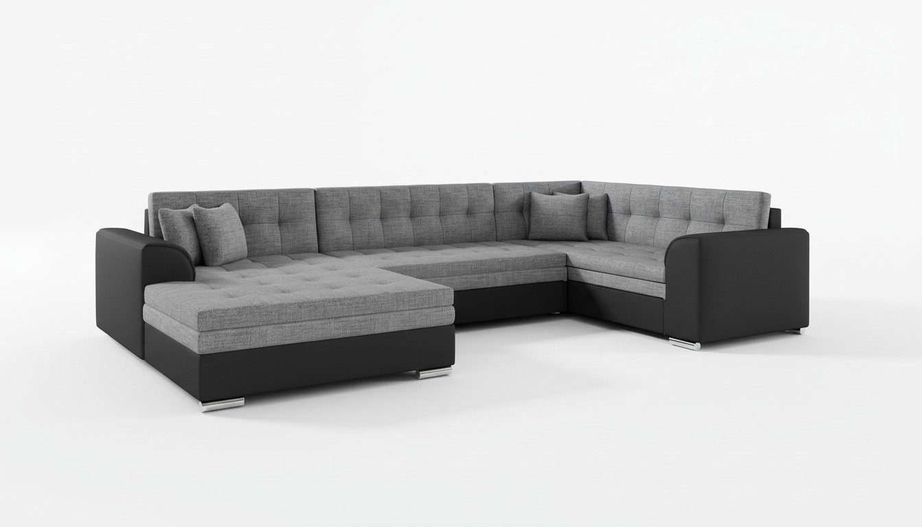 Gäste Zimmer Wohnzimmer Polster Schlafsofa Bettfunktion Sofa Couchen
