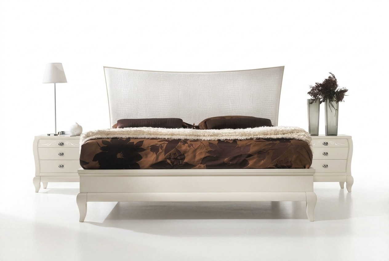 Garnitur Set 3tlg. Schlafzimmer Bett Nachttisch Betten Gruppe Nachttische Design
