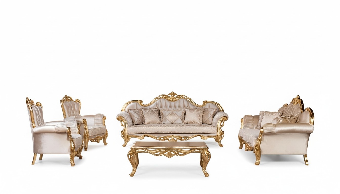 Garnitur Set 5tlg Sofagarnitur 3+3+1+1 Sitzer Couchtisch Sofa Sessel Sofas Neu