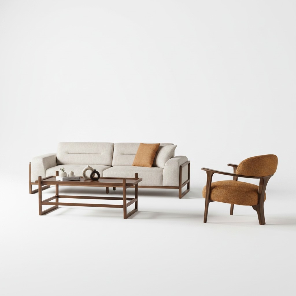 Garnitur Sofagarnitur Sofa 3 Sitzer Komplette Couchgarnitur Sessel Hochwertig