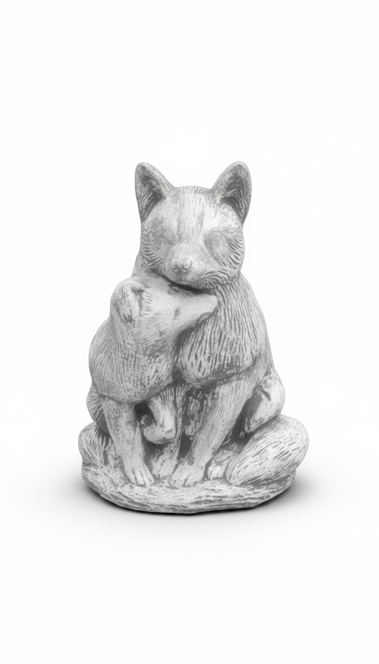 Garten Deko Katze Statue Skulptur Figuren Skulpturen Designer Figur Statuen