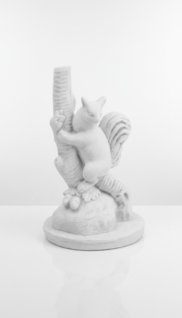 Garten Dekoration Frettchen Terrasse Stein Figuren Figur Statue Skulptur