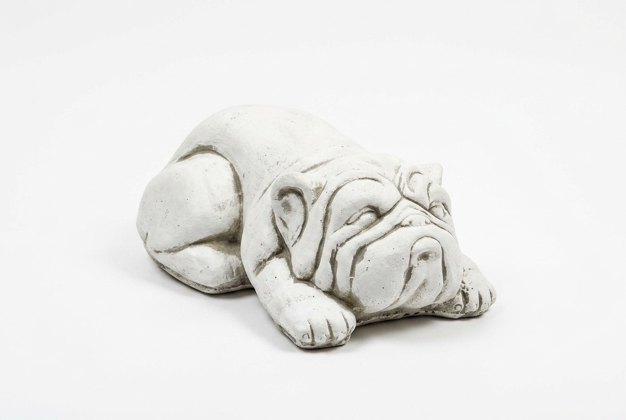 Garten Dekoration Hund Statue Skulptur Figuren Skulpturen Designer Figur