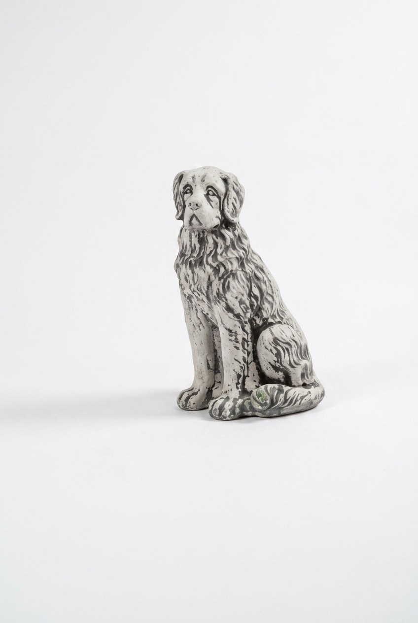 Garten Dekoration Hund Statue Skulptur Figuren Skulpturen Designer Figur