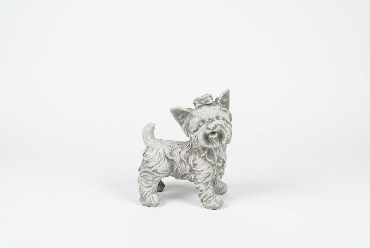 Garten Dekoration Hund Terrasse Stein Figuren Figur Deko Statue Skulptur