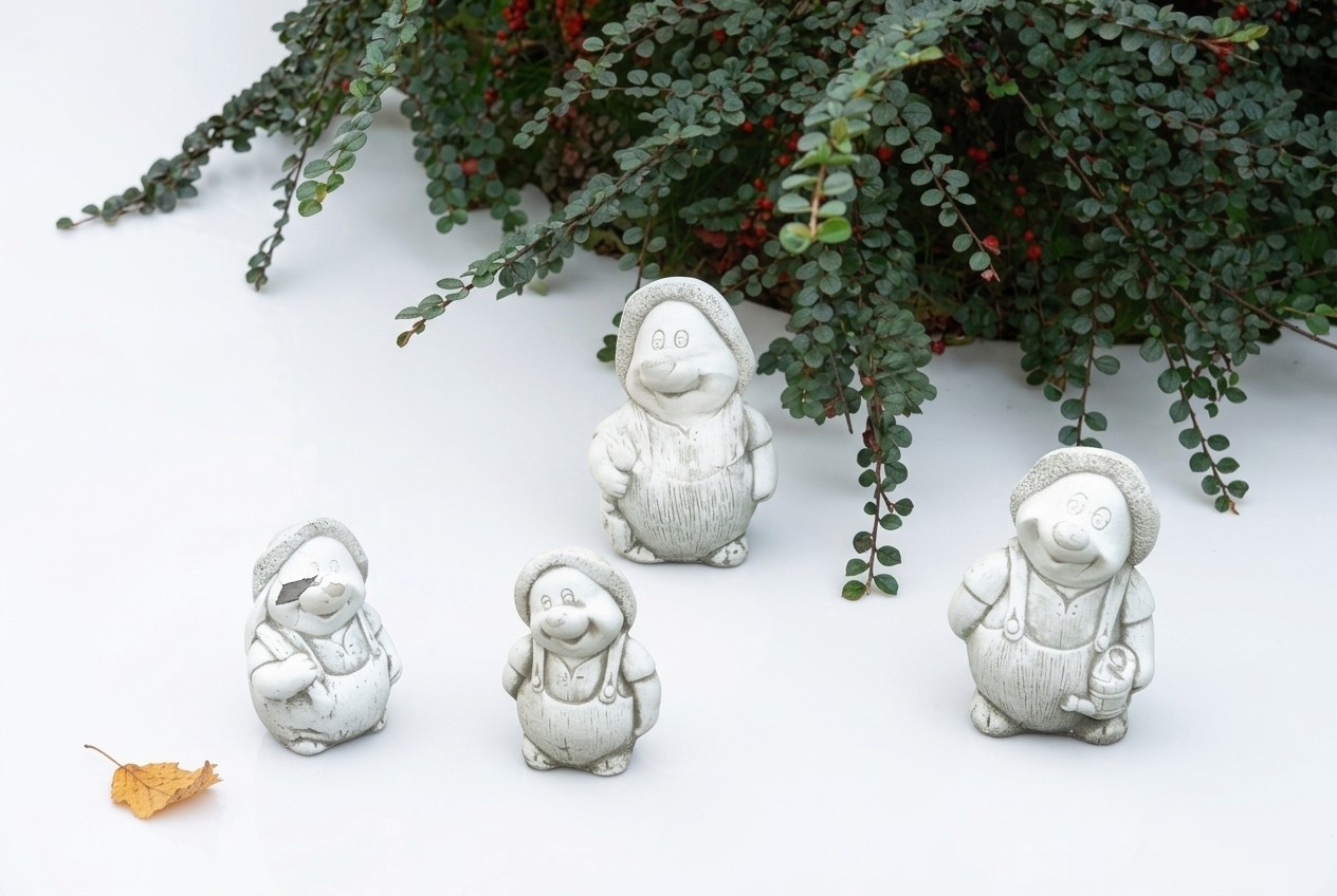 Garten Dekoration Igel Terrasse Stein Figuren Figur Deko Statue Skulptur