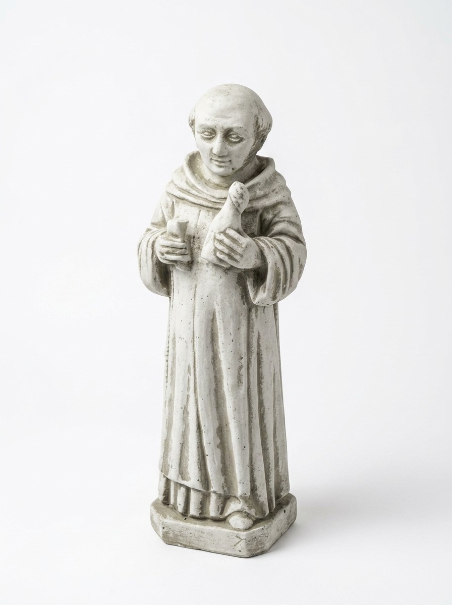 Garten Dekoration Mönch Statue Skulptur Figuren Skulpturen Designer Figur