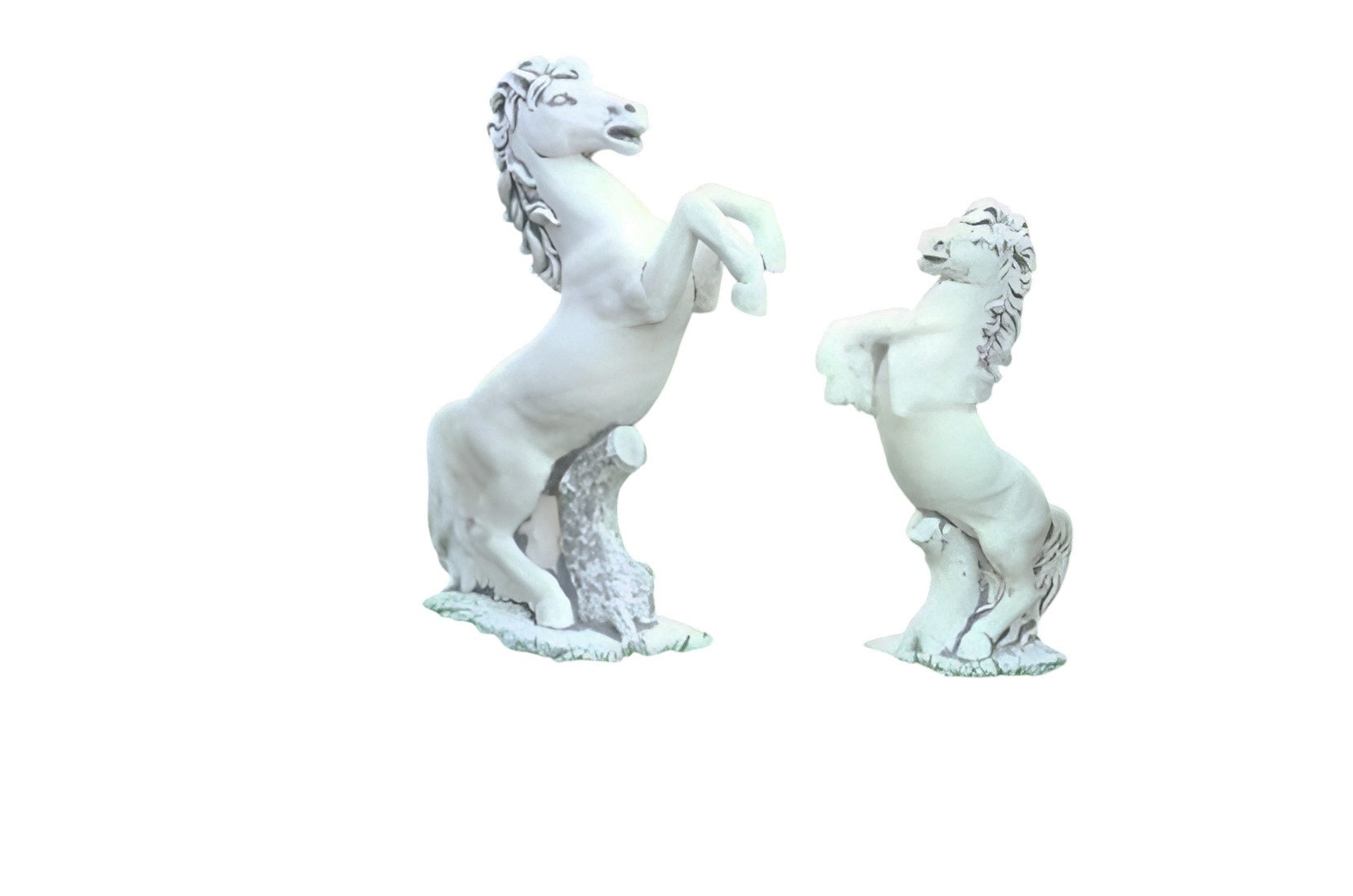 Garten Dekoration Pferd Statue Skulptur Figuren Skulpturen Designer Figur