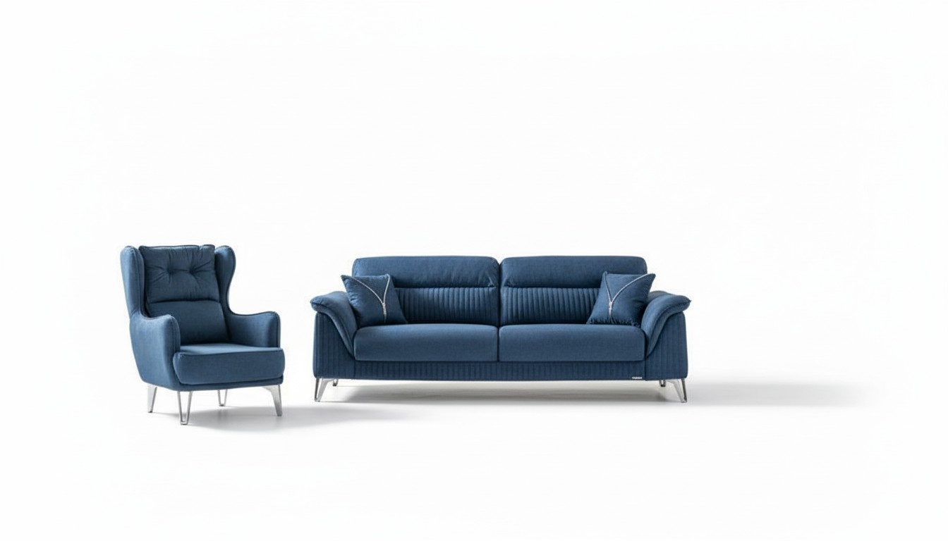 Gemütliche 3+1 Sofagarnitur Stilvolles Design für maximalen Komfort &Entspannung