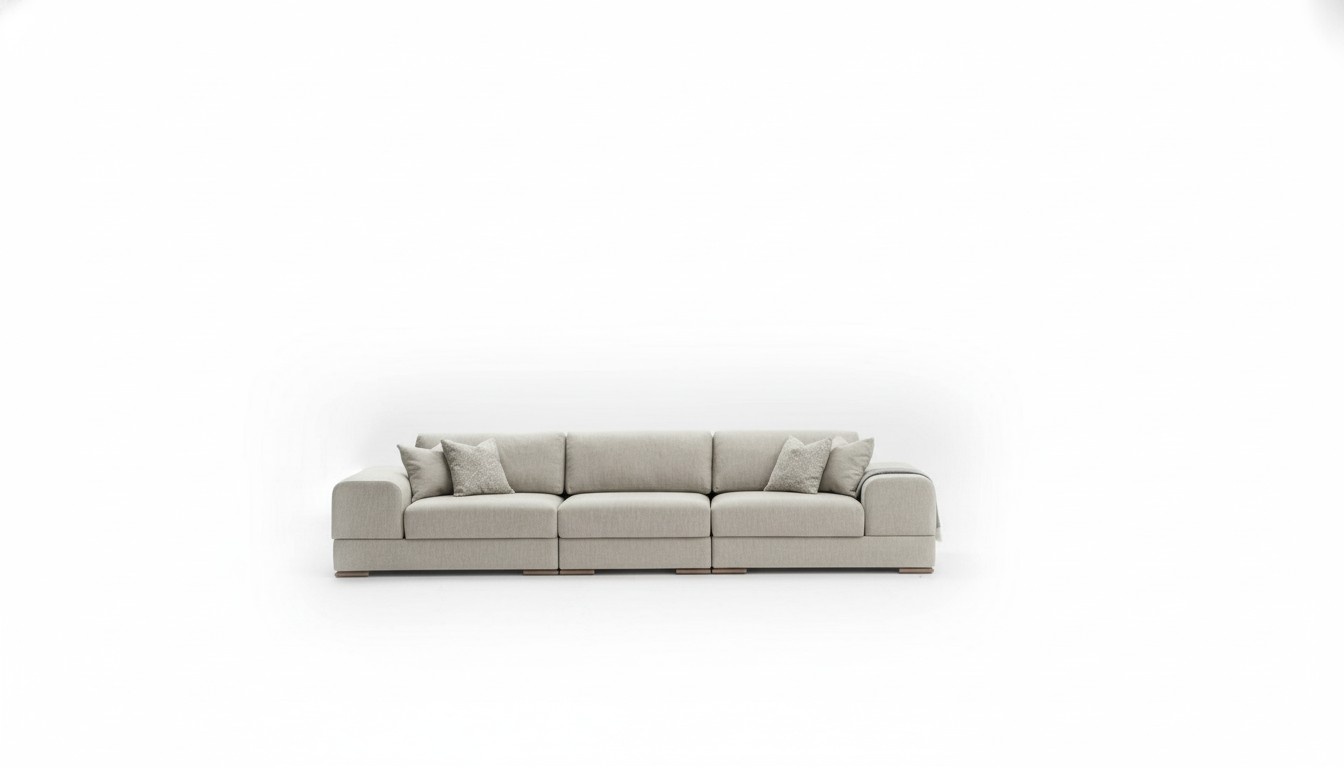 Gemütliche Couch Sofa Big Sofas Couchen Weiche Sitz Möbel 350cm Stoff