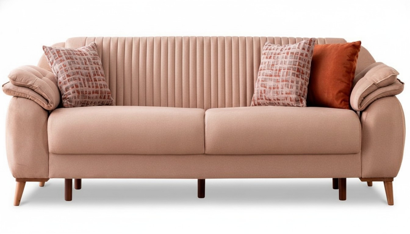 Gemütlicher 3-Sitzer Sofa Stilvolles Wohnen mit maximalem Komfort