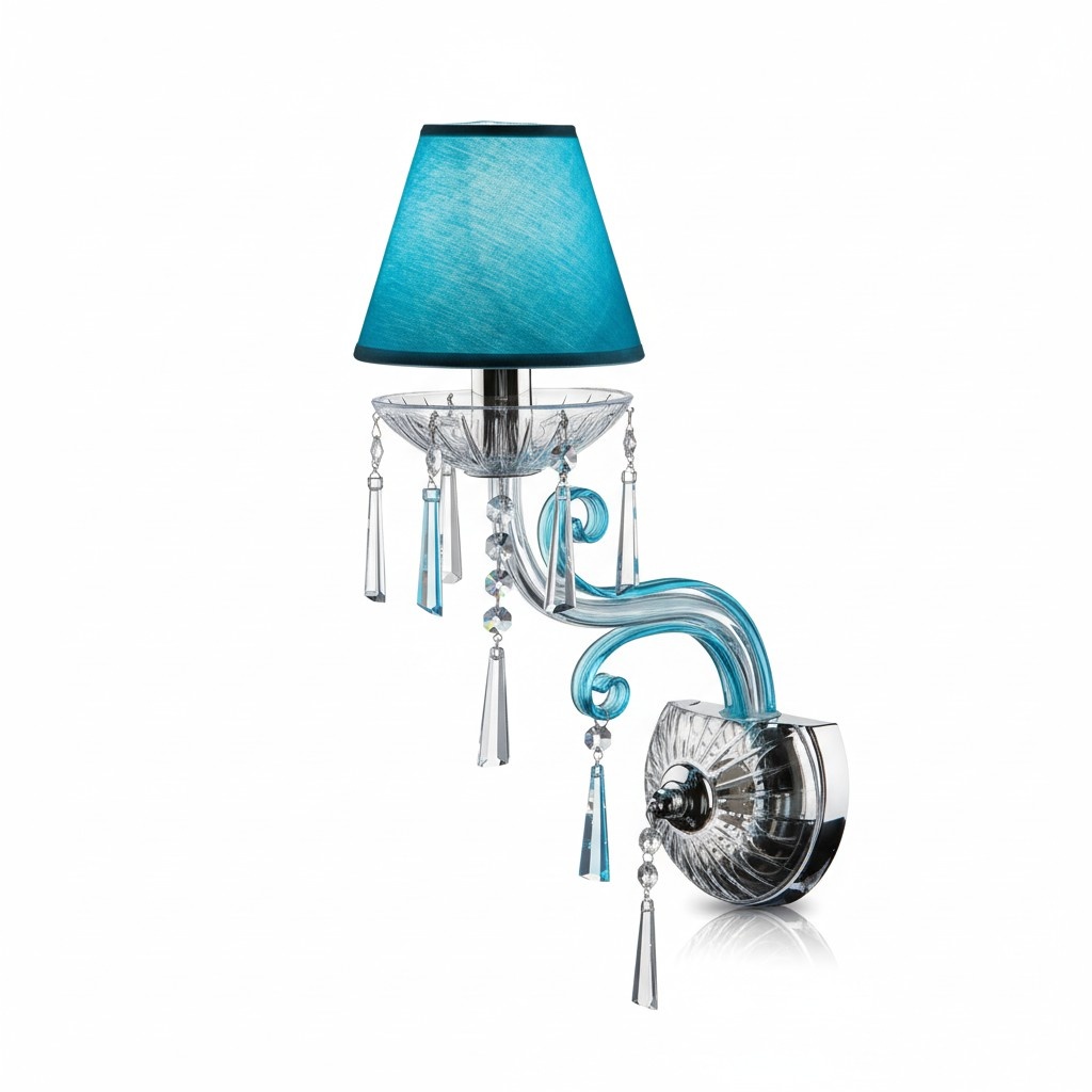 Glas Kristall Wand Lampe Kron Leuchter Wohn Zimmer Beleuchtung Elite