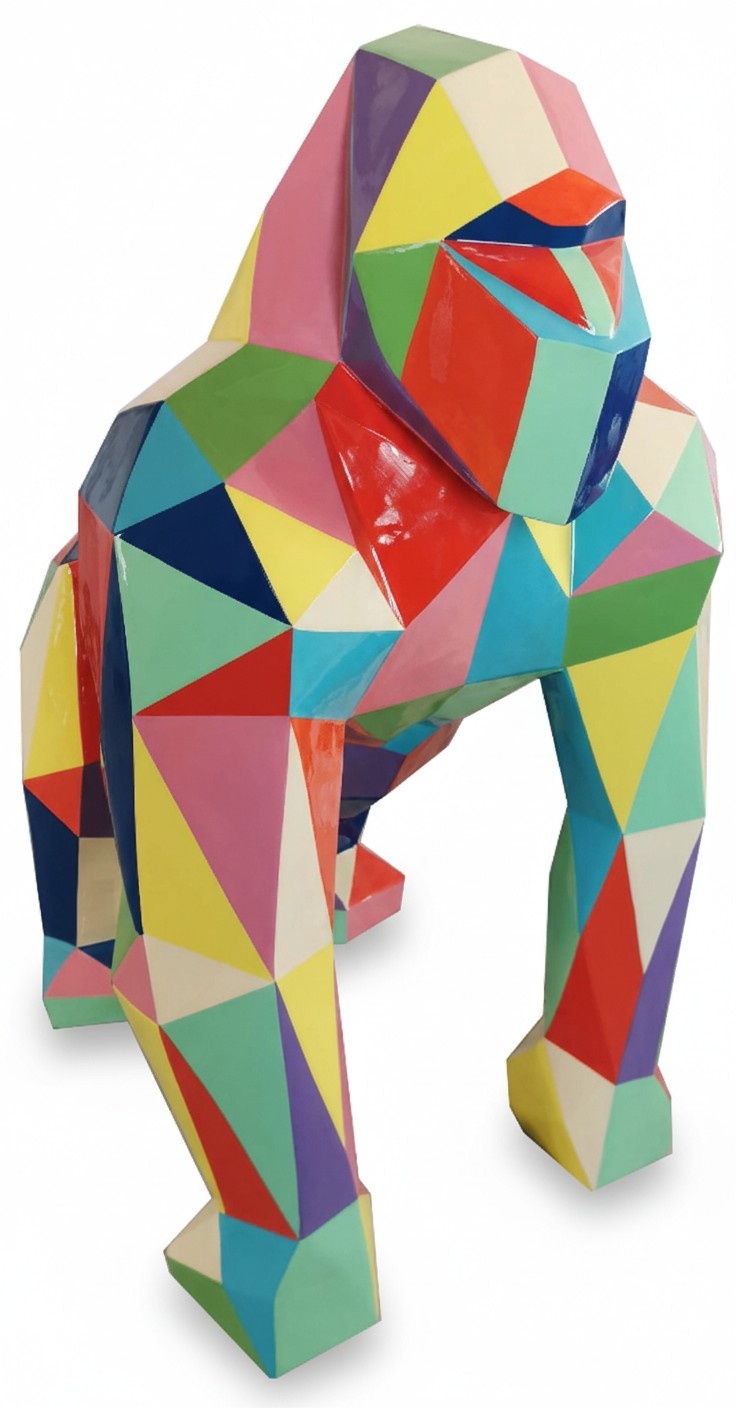 Gorilla Abstrakte Deko Figur Statue Skulptur 128cm Figuren Statuen